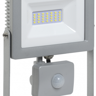 Прожектор светодиодный СДО 07-30Д с датчиком движения IP44 серый IEK
