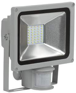 Прожектор светодиодный СДО 05-20Д (детектор) SMD IP44 серый IEK