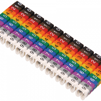 Маркер кабельный МКН комплект цифр "0-9" 1,5мм2 (150шт/упак) IEK