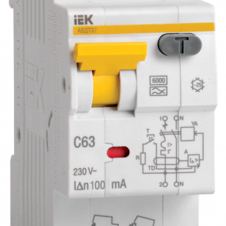 Автоматический выключатель дифференциального тока АВДТ32 C25 IEK