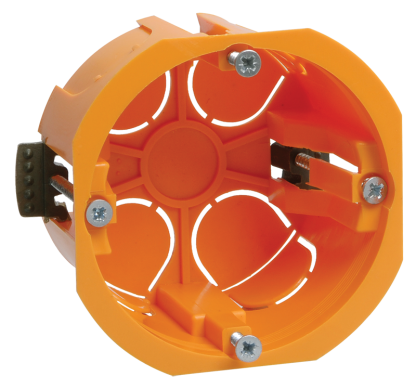 Коробка установочная КМ40022 d65х45мм для полых стен (с саморезами и пластиковыми лапками) IEK